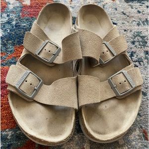 Birkenstock-size 40-grey suede